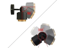 New NETTLIFE Aplique de pared vintage E14 Foco de techo giratorio y ajustable Negro