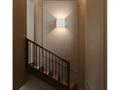 NETTLIFE Aplique Para Pared-Aplique interior - Up Down Aplique exterior Aplique LED exterior 5W IP65 blanco cálido Negro