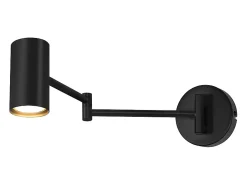 Outlet NETTLIFE Aplique Interior - Aplique Vintage Dormitorio GU10 - Sin Bombilla Negro