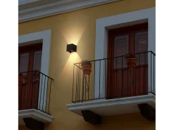 NETTLIFE Aplique Para Pared-Aplique LED Interior/Exterior: juego de 2 lámparas de exterior cálido IP65 Aplique de exterior G9 Blanco