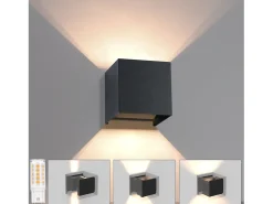 NETTLIFE Aplique Para Pared-Aplique LED Interior/Exterior: juego de 2 lámparas de exterior cálido IP65 Aplique de exterior G9 Blanco