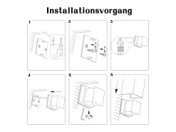 Outlet NETTLIFE Conjunto de 4 Lámparas LED para Muro Exteriores, Blanco Caliente IP65, Antracita, para Casa, Dormitorio, Escalera Gris