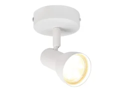 Best NETTLIFE Foco de techo de 1 llama , lámpara de techo moderna para interiores GU10, para dormitorio Blanco
