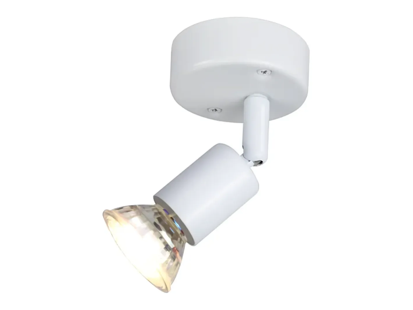 NETTLIFE Foco de techo LED orientable GU10 1 llama Focos de techo Salón industrial orientable Blanco Sale