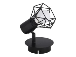 NETTLIFE Focos de pared s Focos de pared retro - Lámpara de pared E14 Lámpara de pared vintage ajustable 1 llama 350°40W Negro Clearance