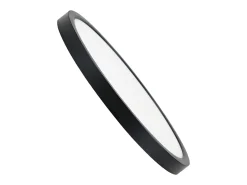 NETTLIFE LED - Iluminación de techo, plana, 18 cm - 15 W, , 6000 K - Iluminación moderna para la cocina, el pasillo, el dormitorio. Negro Sale