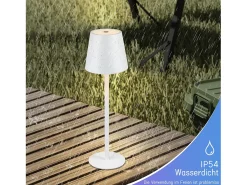 Sale NETTLIFE Lámpara de cabecera con batería inalámbrica,2 piezas - LED RGB 2600 mhA Lámpara de mesa para exteriores Lámpara de batería USB TIPO C Blanca Blanco
