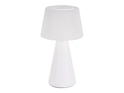 Hot NETTLIFE Lámpara de mesa con batería, lámpara de noche LED - 3600 mhA inalámbrica, lámpara táctil regulable con batería blanca recargable por USB Blanco