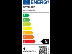 NETTLIFE Lámpara de mesa inalámbrica, lámpara de noche, batería - Lámpara de mesa LED táctil, lámpara regulable con USB recargable, negra, 3600 mhA Negro Online