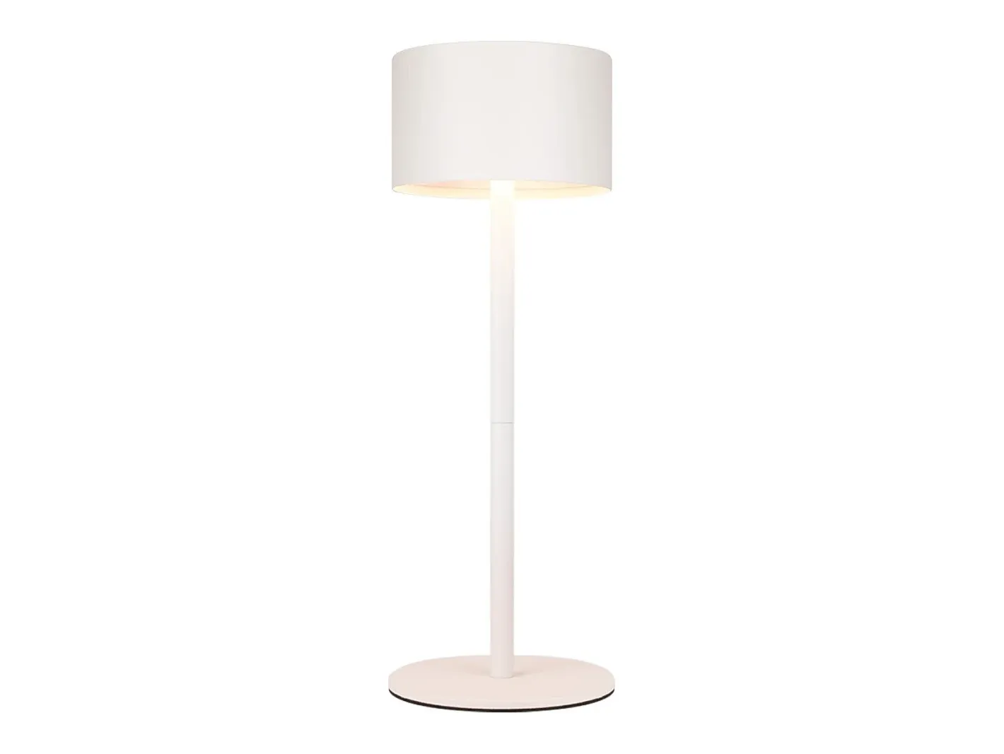 NETTLIFE Lámpara De Mesa-Lámpara de mesa LED inalámbrica (paquete de 2): lámpara de mesa regulable al tacto con 3 temperaturas de color, altura ajustable, USB Blanco