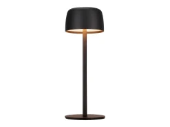 NETTLIFE Lámpara de mesa LED inalámbrica, lámpara de noche continua con batería Negro Online