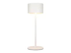 NETTLIFE Lámpara De Mesa-Lámpara de mesa LED inalámbrica: lámpara de mesa regulable táctil con 3 temperaturas de color, altura ajustable, USB Blanco