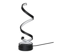 Best NETTLIFE lámpara de mesa LED regulable táctil para mesilla de noche, moderna de 12W con un diseño de 1,6 metros. Negro