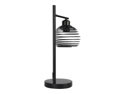 NETTLIFE Lámpara De Mesa-Lámpara de mesa vintage Lámpara de noche E27 - Lámpara de mesa de metal industrial Máx. Lámpara de escritorio retro de 60 W Negro