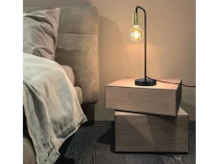 Discount NETTLIFE Lámpara de Mesa Vintage Lámpara de Noche para - Lámpara de Mesa Industrial E27 de Oro Luz Nocturna para niños en el Dormitorio Negro