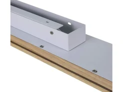 Clearance NETTLIFE Lámpara de pared LED Luz de pared de madera - Lámpara de pasillo interior de 16 W Lámpara de escalera moderna blanca cálida de 100 cm Marru00f3n