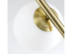 NETTLIFE Lámpara De Pie-Lámpara de pie moderna para sala de estar - Lámpara de pie de diseño Lámpara de pie con casquillo E27 con interruptor de pie -166 cm Dorado