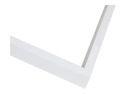 NETTLIFE Plafón-Lámpara de Techo LED Regulable con Control Remoto 40W Metal Lámpara de Cocina de Diseño Moderno para Dormitorio Sala de Estar Blanco