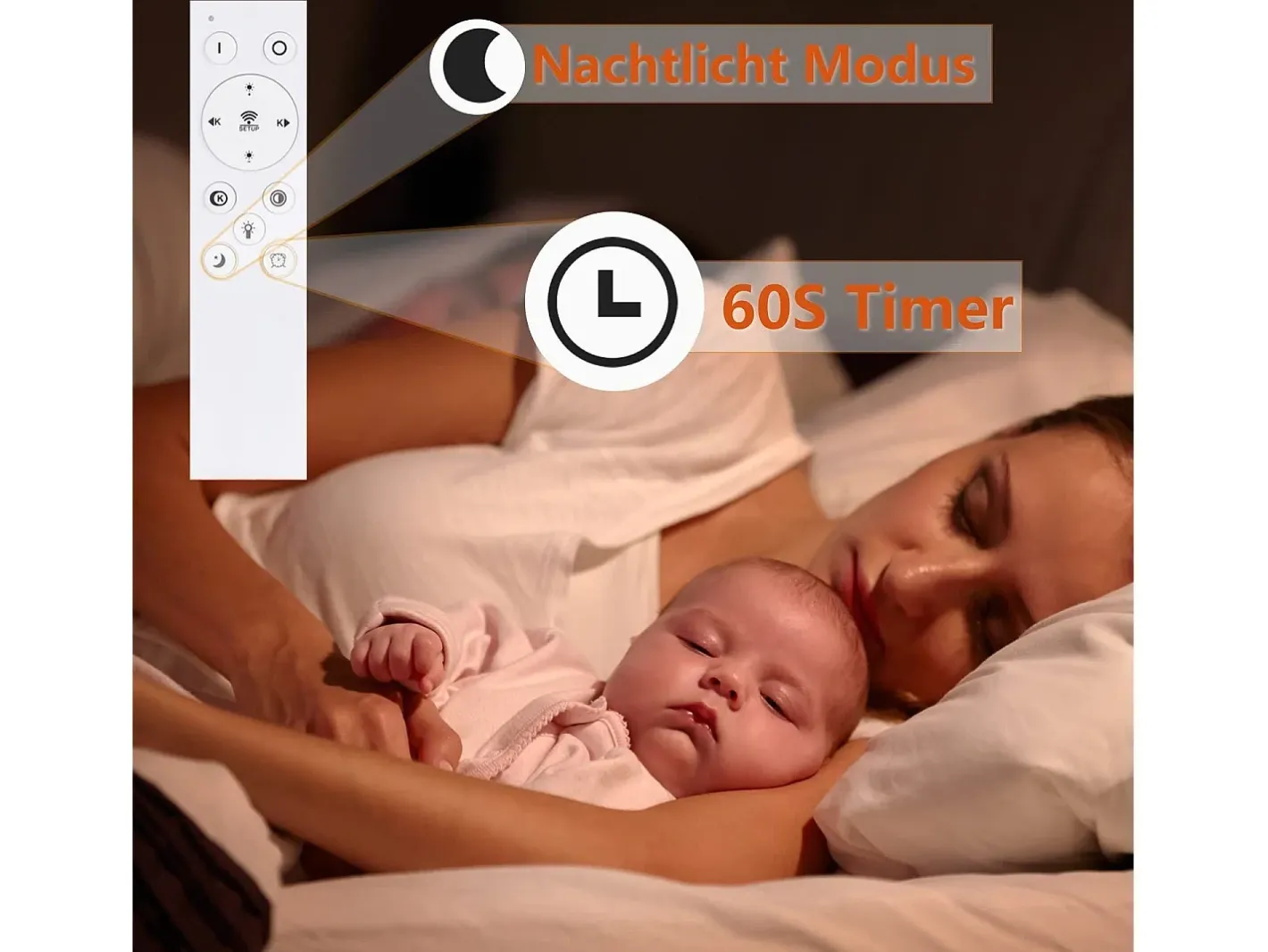 Online NETTLIFE Lámpara de Techo LED Lámpara de Salón Moderna Lámpara Negra de 50 cm con Control Remoto Lámpara de Cristal de 36 W para Dormitorio Negro