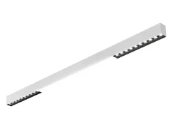 NETTLIFE Plafón-Lámpara de Techo LED Blanca 32W Lámpara de Regulable Moderna con Control Remoto Lámpara de Escritorio Larga 107CM para Dormitorio de Blanco