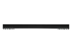NETTLIFE Lámpara de Techo LED Negra Lámpara de Sala de Estar Regulable Moderna de 25 W de Largo con Control Remoto de 80 CM para Dormitorio de Oficina Negro New