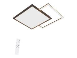 Sale NETTLIFE Lámpara de Techo LED 46W Sala de Estar Lámpara de Moderna Regulable Negra con Diseño de Cielo Estrellado para Dormitorio Estudio Hotel Negro