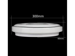 Hot NETTLIFE Lámpara LED Techo 18W, 30cm, Control Remoto, Redonda, Cocina, Dormitorio Cielo Estrellado, Escritorio, Sala, Pasillo Blanco