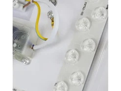 NETTLIFE Lámpara techo LED, cielo estrellado, control remoto, 37W, para dormitorio infantil, cuadrada 28cm, ideal para salón, cocina, pasillo. Blanco Discount