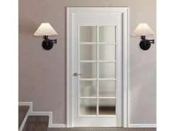 Clearance NETTLIFE Lote de 2 adhesivos, adhesivo interior vintage: Difusor E27, retroiluminación pared orientable, 40W.MAX, , sin bombilla. Blanco