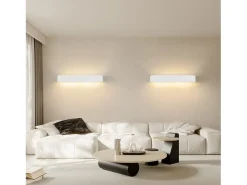 Online NETTLIFE Modern G9 Aplique de pared interior de yeso para pasillo Escaleras arriba y abajo Blanco