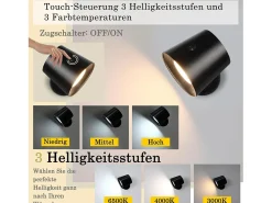 NETTLIFE Aplique Para Pared-Pack de 2 Lámpara de pared de jaula de metal interiores, lámpara de techo de metal ajustable moderna regulable de 360 ​​​​°, diseño Negro