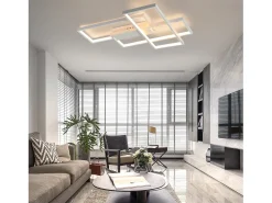 Best NETTLIFE Plafón LED Ajustable Moderno, Lámpara de Salón, Plafón , 65W. Blanco