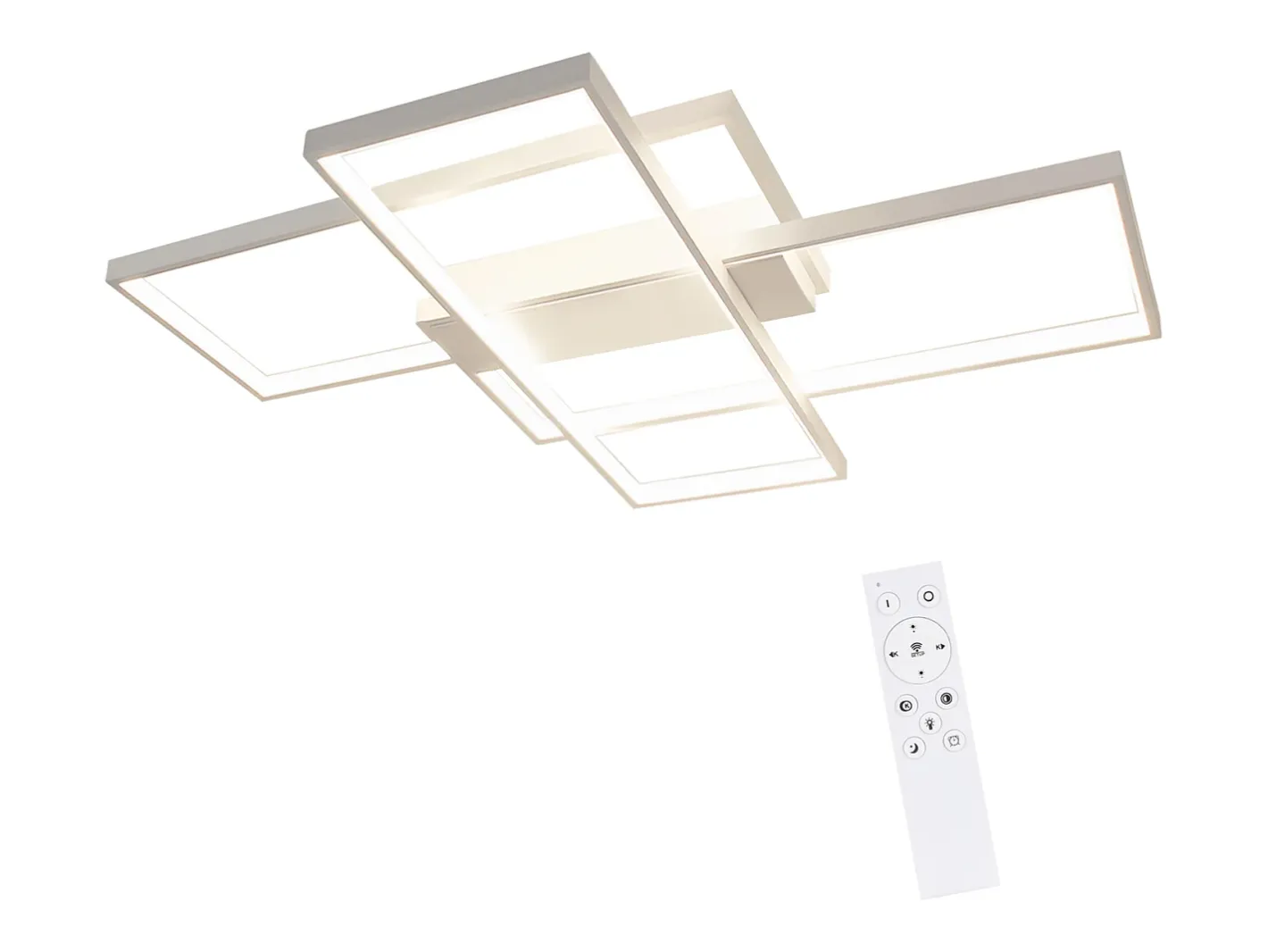 Best NETTLIFE Plafón LED Ajustable Moderno, Lámpara de Salón, Plafón , 65W. Blanco