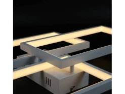 Sale NETTLIFE Plafón LED con intensidad variable y mando a distancia, 63W, . Blanco