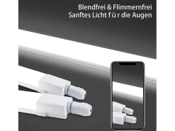 NETTLIFE , plafón LED de 120 cm para ambiente húmedo, 36 W, IP65, neutro, 4000K. Blanco Hot