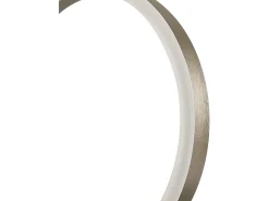 NETTLIFE Plafonario LED de intensidad variable, diseño en anillo, con mando a distancia moderno, 46W. Dorado