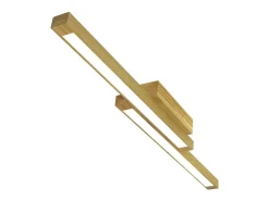Outlet NETTLIFE Techo luminoso LED, madera clara de 90 cm, 3000 K, blanco cálido, lámpara de diseño retro para el dormitorio, para salón, dormitorio, pasillo, comedor. Beige