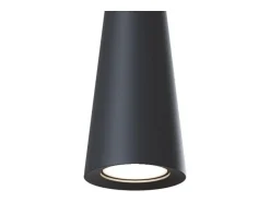 Maytoni Lámpara Suspendida-Nevill Lámpara Colgante de Techo Slim Negra, 1 Luz, GU10 Negro