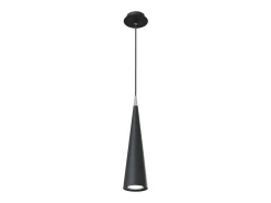 Maytoni Lámpara Suspendida-Nevill Lámpara Colgante de Techo Slim Negra, 1 Luz, GU10 Negro