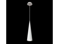 Maytoni Lámpara Suspendida-Nevill Lámpara Colgante de Techo Slim Blanca, 1 Luz, GU10 Blanco