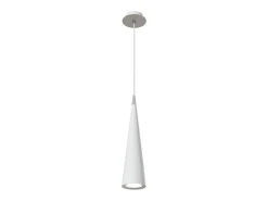 Maytoni Lámpara Suspendida-Nevill Lámpara Colgante de Techo Slim Blanca, 1 Luz, GU10 Blanco