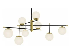 Maytoni Nostalgia Globe Lámpara Colgante de Techo Oro Mate, 9 Luces, E14 Dorado Outlet