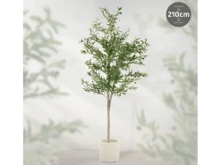 ML-DESIGN Planta Artificial-Olivo artificial Plantas artificiales Árbol artificial Planta artificial en mace Verde