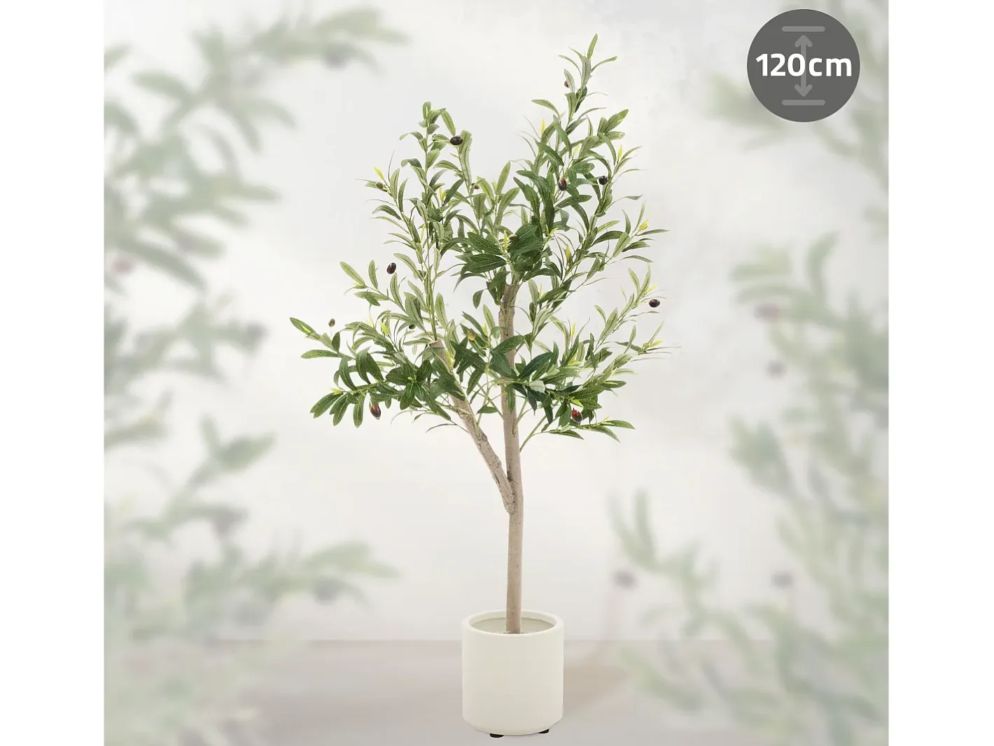 Sale ML-DESIGN Olivo artificial Plantas artificiales Árbol artificial Planta artificial en mace Verde