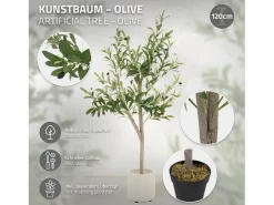 Sale ML-DESIGN Olivo artificial Plantas artificiales Árbol artificial Planta artificial en mace Verde