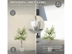 Sale ML-DESIGN Olivo artificial Plantas artificiales Árbol artificial Planta artificial en mace Verde