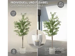 Discount ML-DESIGN Olivo artificial Plantas artificiales Árbol artificial Planta artificial en mace Verde