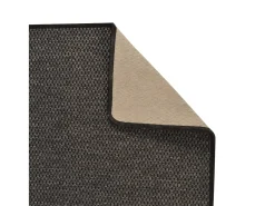 Garden Furniture Overijse Alfombra de pasillo con aspecto sisal 80x400 cm Gris antracita