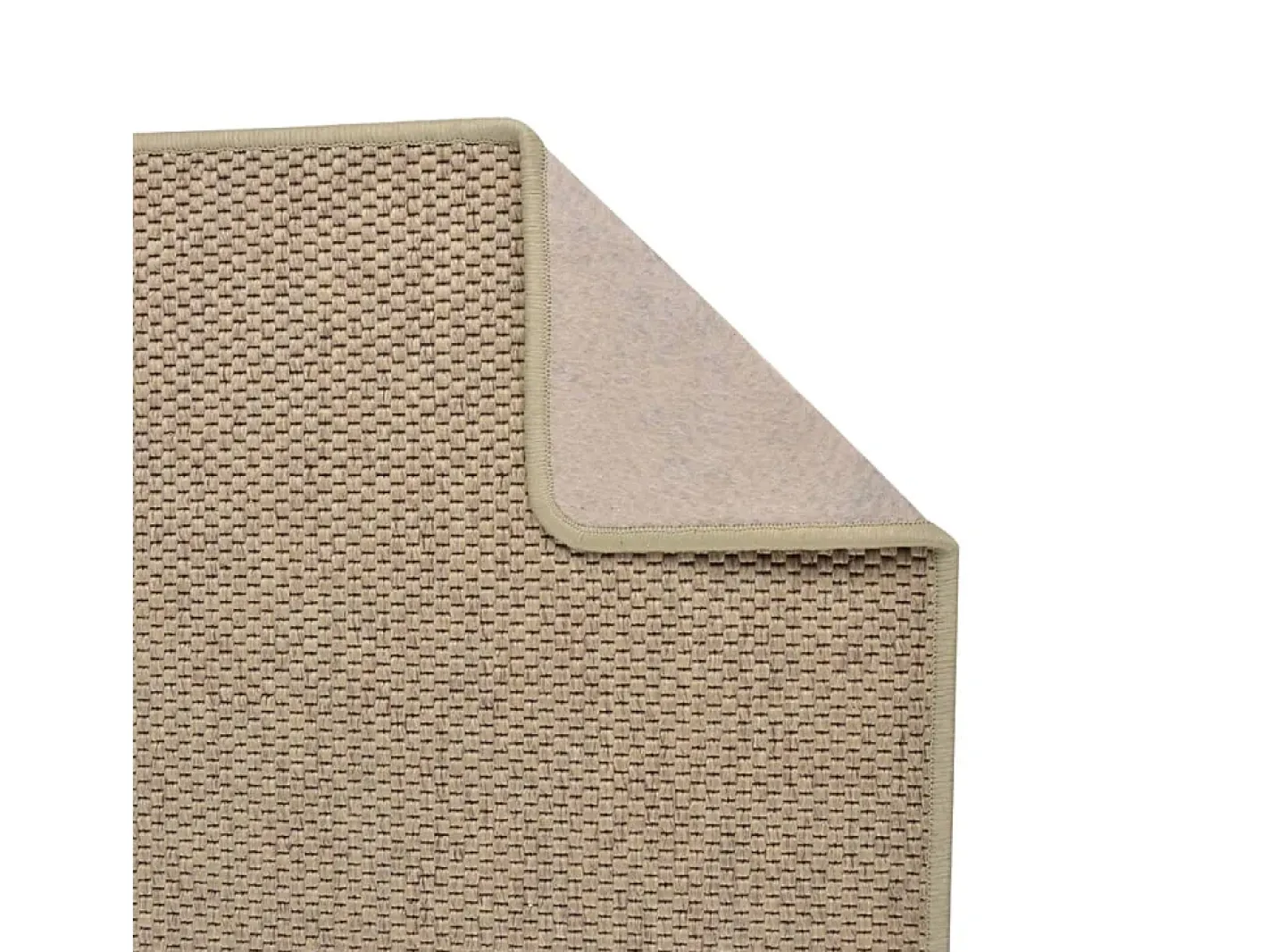Garden Furniture Alfombra De Pasillo-Overijse Alfombra de pasillo con aspecto de sisal color arena 80x200 cm Marru00f3n