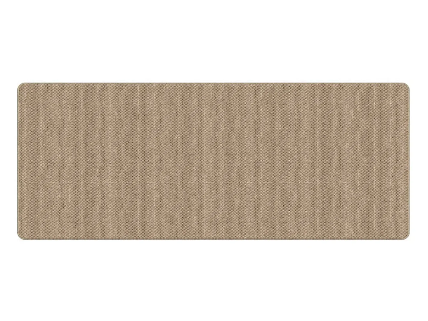 Garden Furniture Alfombra De Pasillo-Overijse Alfombra de pasillo con aspecto de sisal color arena 80x200 cm Marru00f3n